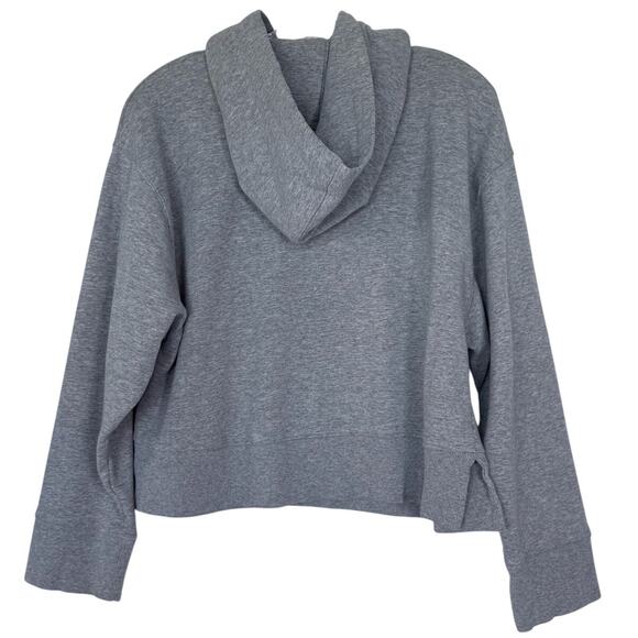 Zara Hooded Sweatshirt Pullover Hoodie Womens Size Medium Gray - Picture 2 of 9